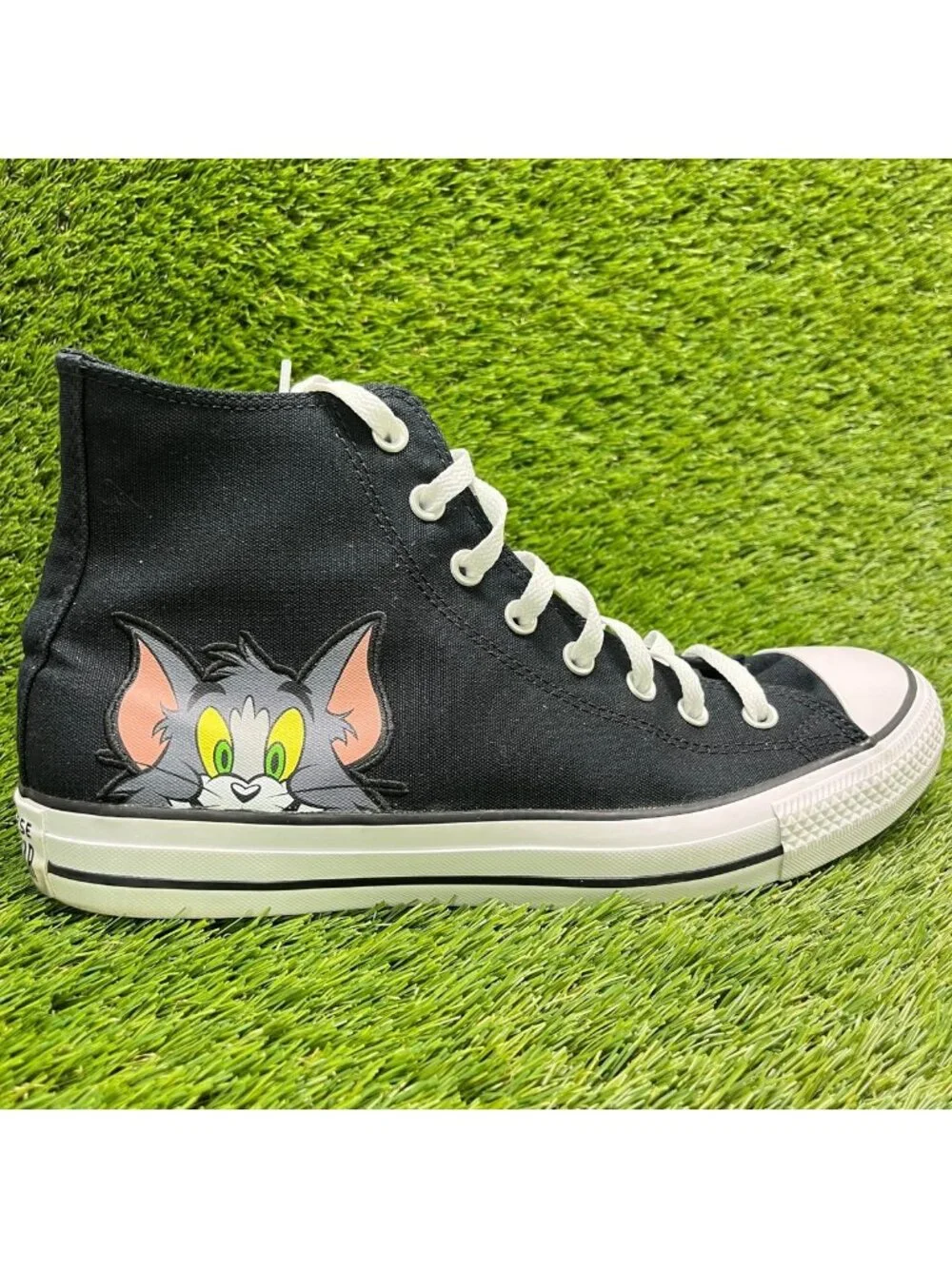 Converse Chuck Taylor All Star Hi Tom & Jerry Men Size 11.5 Black Athletic Shoes